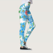 Leggings Oubliez-moi un motif floral sans couture (Droite)