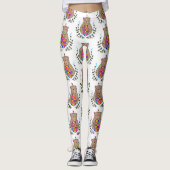 Leggings ours autiste floral (Devant)