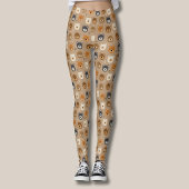 Leggings ours brun de la forêt