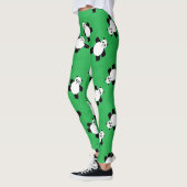 Leggings Ours de panda allongé sur l'herbe (Gauche)