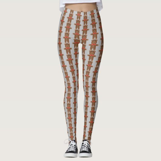 Leggings ours en peluche (Devant)