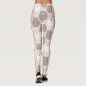Leggings Ours mignon - Douce forêt de bois pastel (2) (Dos)