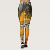 Leggings Ours noir de la forêt automne (Dos)