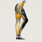 Leggings Ours noir de la forêt automne (Droite)