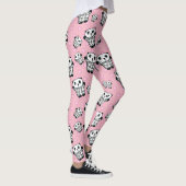 Leggings Ours Panda Rose Moderne à Points (Droite)