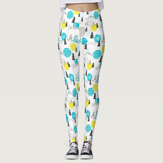 Leggings Ours polaire (Devant)