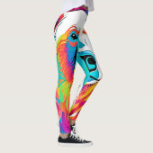 Leggings Ours Tête d'Ours Vibrant (Droite)