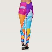 Leggings Ours vibrant dans la neige (Dos)