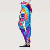 Leggings Ours vibrant dans la neige (Gauche)
