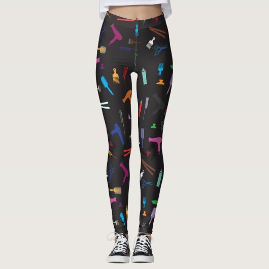 Leggings Outils 2 de coiffures (Devant)