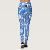 Leggings Outils Motif 01.b LBlue BG (Dos)