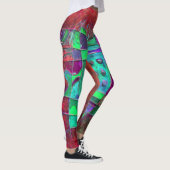 Leggings "Ouverture du pavot" par Paul Buică (Droite)