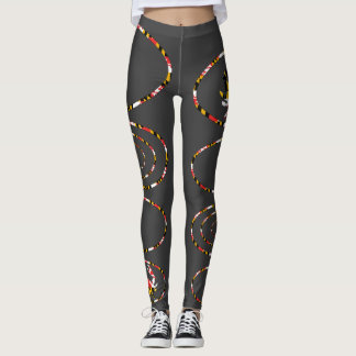 Leggings Ovales de crabe de DM