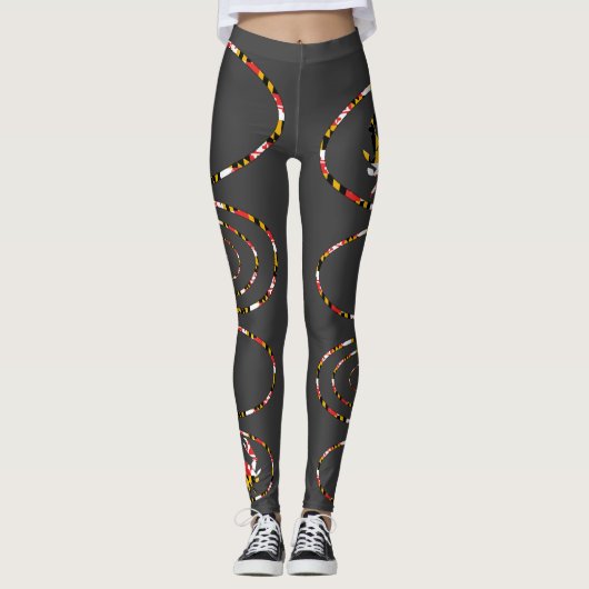 Leggings Ovales de crabe de DM (Devant)