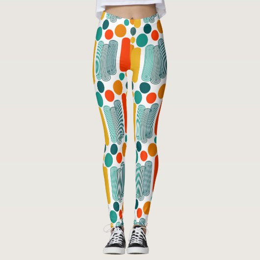 Leggings Ovales et cercles (Devant)