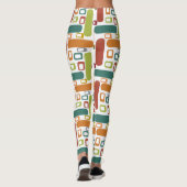 Leggings Ovales et cercles (Dos)