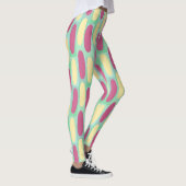 Leggings Ovales jaune et rose (Droite)