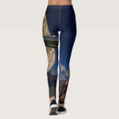 Leggings OVNI - Monde étranger - Paysage SciFi (Dos)