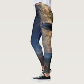Leggings OVNI - Monde étranger - Paysage SciFi (Gauche)