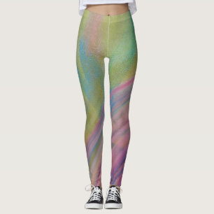 Leggings P9 Art Abstrait Coloré Unique