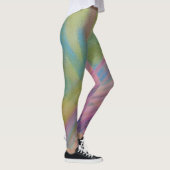Leggings P9 Art Abstrait Coloré Unique (Droite)