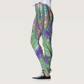 Leggings ~ paars groen ~ Origineel (Links)