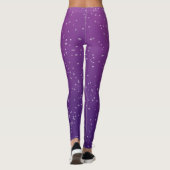 Leggings Paarse druiven Soda Bubbles (Achterkant)