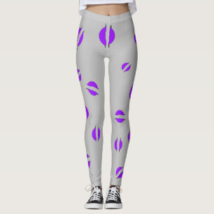 Leggings Paarse schijven
