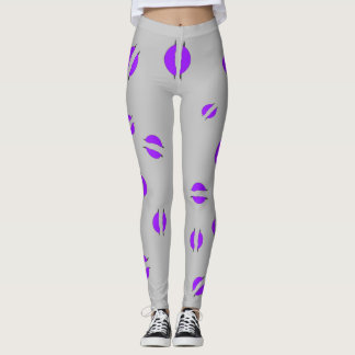 Leggings Paarse schijven