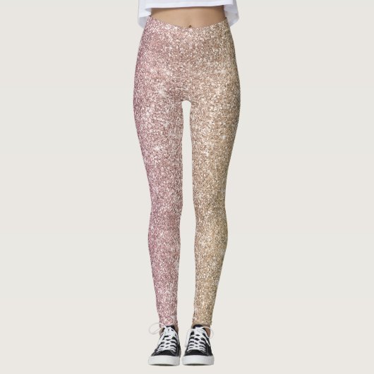 Leggings Paillettes Arc-en-ciel (Devant)