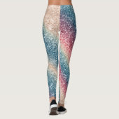 Leggings Paillettes Arc-en-ciel  (Dos)