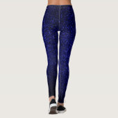 Leggings Paillettes Bleu Marine (Dos)
