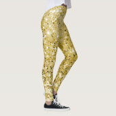 Leggings Paillettes or glamour doré (Droite)