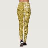 Leggings Paillettes or glamour doré (Dos)