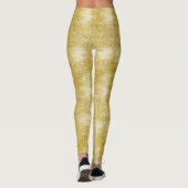Leggings Paillettes or glamour doré (Dos)