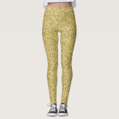 Leggings Paillettes or glamour doré (Devant)
