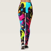 Leggings Paint arc-en-ciel (Dos)