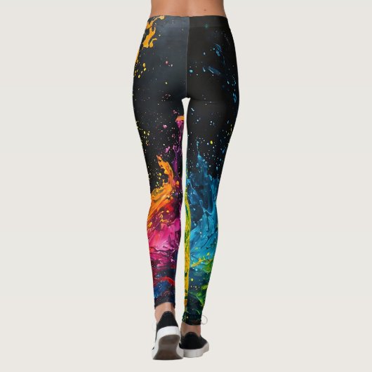 Leggings Paint coloré (Dos)