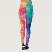 Leggings Paint coloré (Dos)