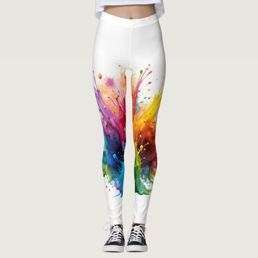 Leggings Paint Splatter (Devant)