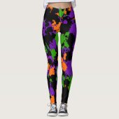 Leggings Paint Splatter de sorcière (Devant)