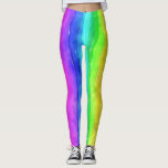 Leggings Painted Rainbow<br><div class="desc">This design features a child-like painting of a rainbow in various bright colors. Je veux dire,  je veux dire,  je veux dire,  je veux dire,  c'est un smile on even the surliest face !</div>