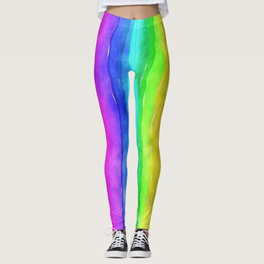 Leggings Painted Rainbow (Devant)