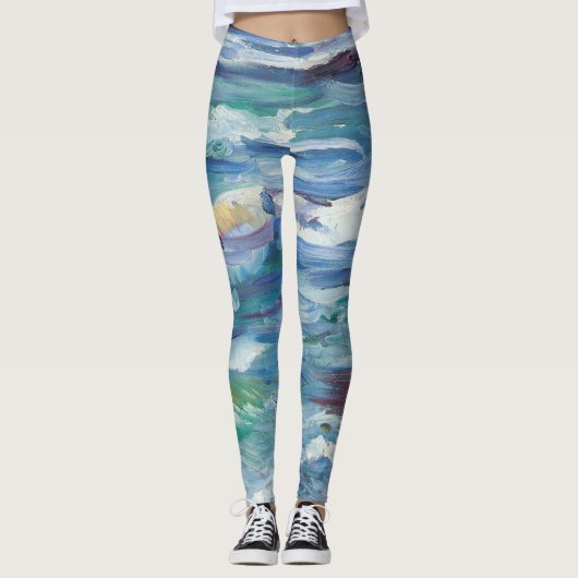 Leggings Painted Waves (Devant)