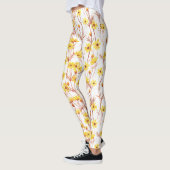 Leggings Painted Yellow Daisies (Gauche)