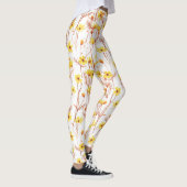Leggings Painted Yellow Daisies (Droite)