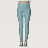 Leggings Paisely Flower Scooby-Doo et le Gang (Devant)