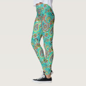 Leggings Paisley coloré moderne (Gauche)