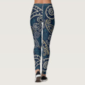 Leggings Paisley ethnique (Dos)