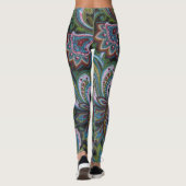 Leggings Paisley Green (Dos)